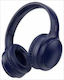Remax RB-605HB Ασύρματα Bluetooth On Ear Ακουστικά με 12 ώρες Λειτουργίας Μπλε
