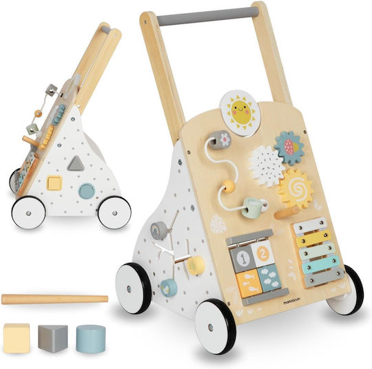 Holzlernläufer 8-in-1 Baby-Schiebespielbrett
