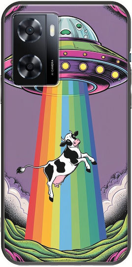 Ufo Oppo A57s Black Tpu Μαύρη Σιλικόνη