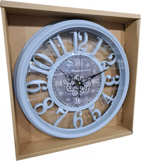 Wanduhr Kunststoff Gray Ø35cm