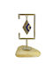 Marhome de birou Amulet Rodie Auriu din Metal 12cm 1buc