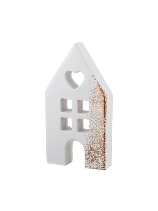 Nuova Vita Handmade Tabletop Lucky Charm Home White Ceramic 6.5x12.5cm 1pcs