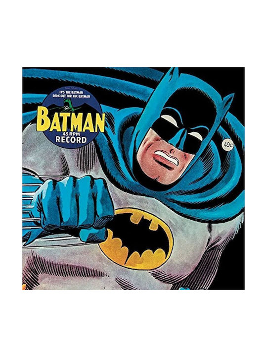 Pyramid International Dc Comics Batman 45rpm Record Κάδρο σε Καμβά 40x40cm