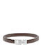 Steel & Barnett Herren Armband aus Leder 8cm