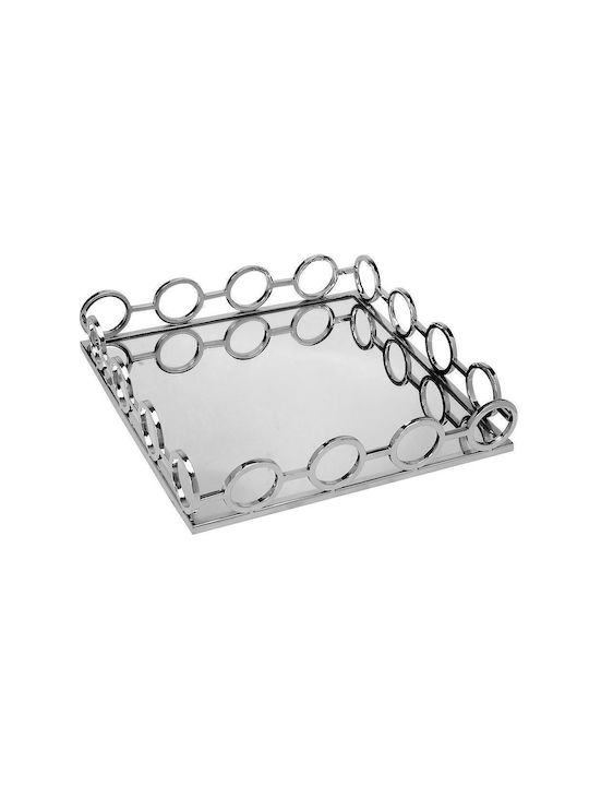 Georgiou Tavă Decorativă Pătrată cu oglindă 35x35cm 1buc