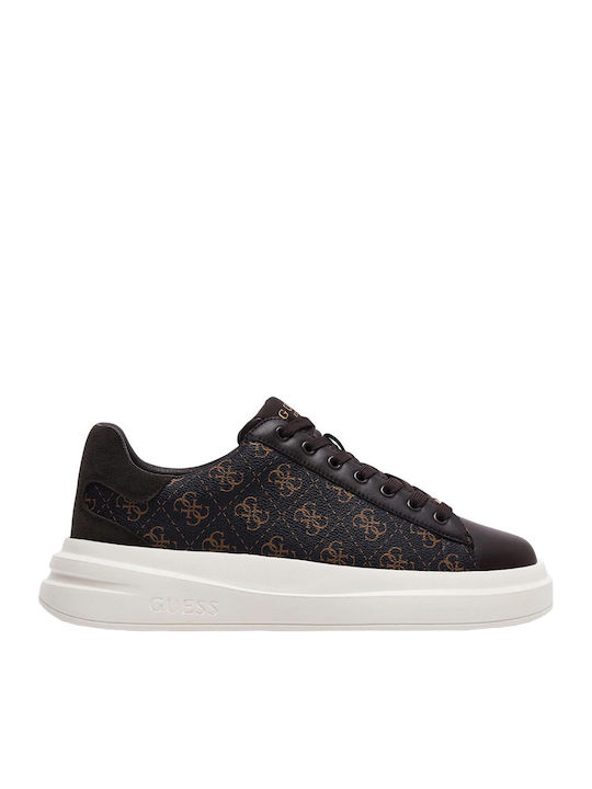 Guess Ανδρικά Chunky Sneakers Καφέ