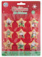 3d Christmas-themed Sticker Set Stars