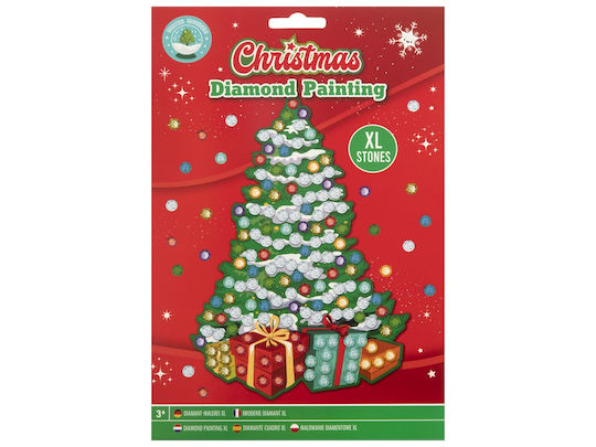 Weihnachtliches Kreativset Diamantmalerei A5 Baum