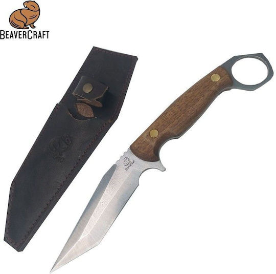 Beaver Craft Μαχαίρι Καφέ σε Θήκη