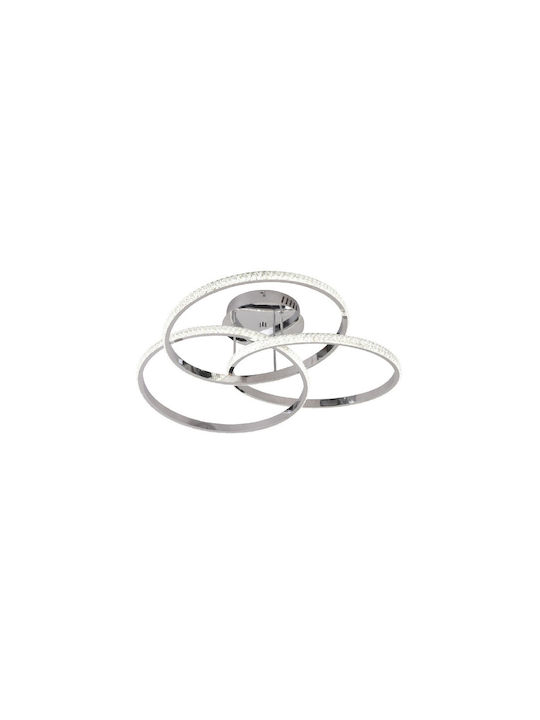 Inlight Deckenleuchte Silber mit Integrierter LED
