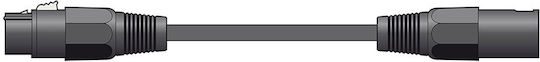 Citronic Cable XLR male - XLR female Μαύρο 3m XF-XM300BK