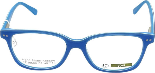 Tipi Diversi Kinder Acetat Brillengestell Blau TD8603 C2