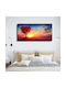 Printed Canvas Painting Meadow at Dusk 120cm X 60cm