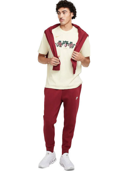 Nike Sweatpants with Elastic Red