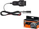 OBDII Connection Cable Solar Car Battery Maintainer Charger Osram Ospobd