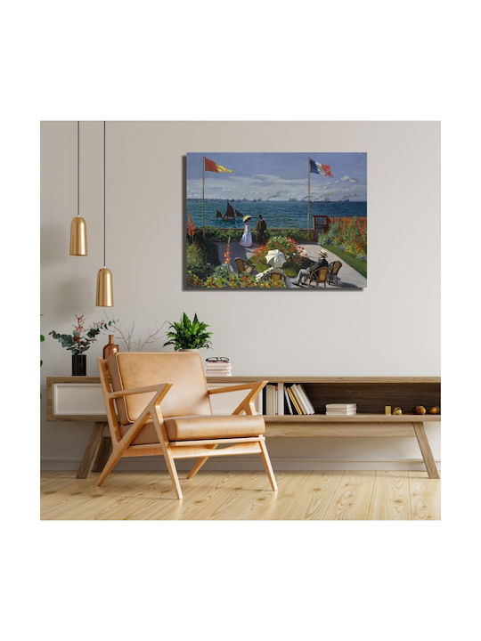 Πίνακας Αντίγραφο Garden At Sainte-adresse Claude Monet 40cm X 30cm