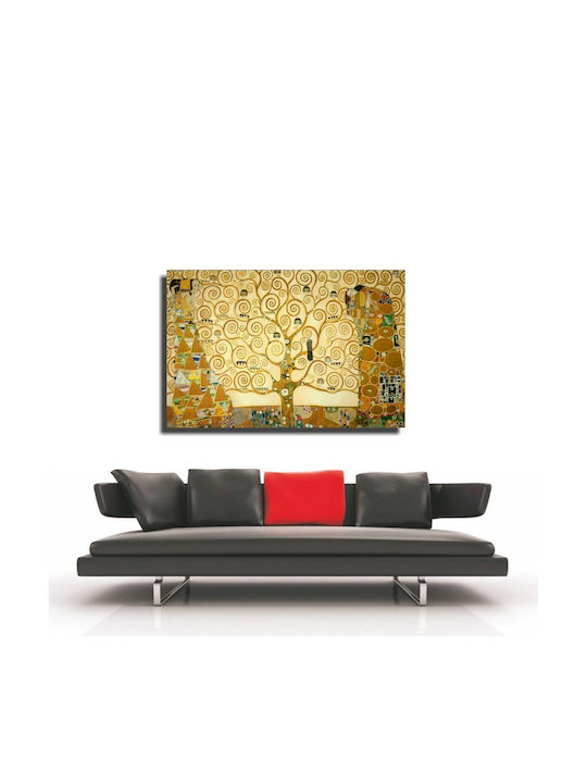 Πίνακας Αντίγραφο Τυπωμένο Καμβά Tree Life Stoclet Frieze Gustav Klimt 65cm X 35cm