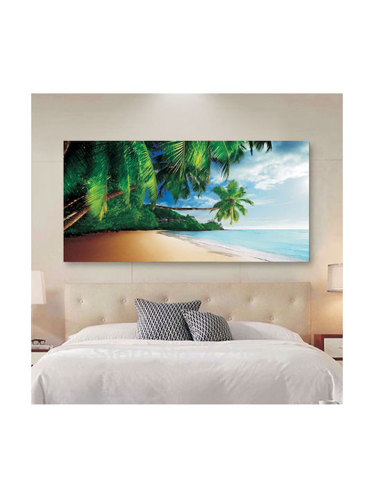 Leinwandgemälde neben den Palmen 190cm x 95cm