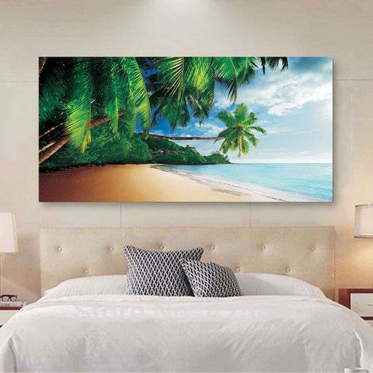 Canvas Painting Beside the Palm Trees 190cm X 95cm