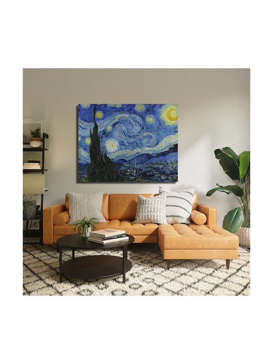 Reproducere Pictură Starry Night Vincent Van Gogh 45cm X 35cm