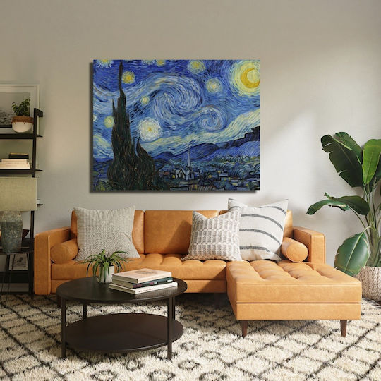 Πίνακας Αντίγραφο Starry Night Vincent Van Gogh 45cm X 35cm