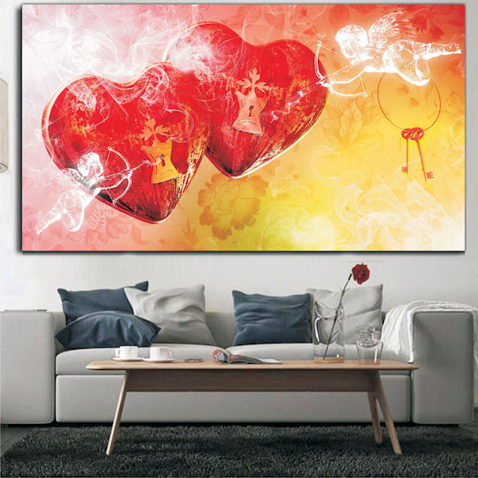 Printed Canvas Painting Keys of Love 120cm X 60cm
