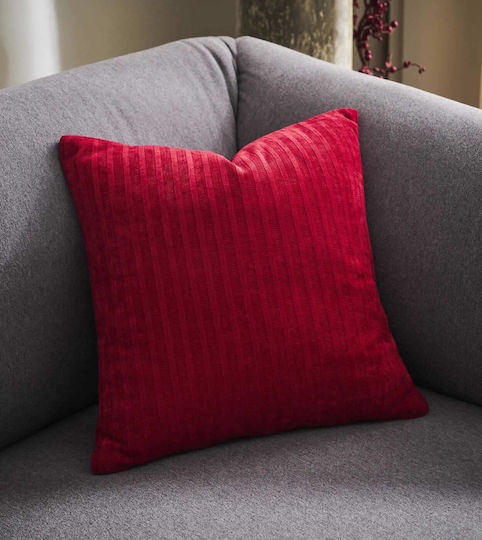 Gofis Home Christmas Decorative Square Pillowcase Red 43x43cm