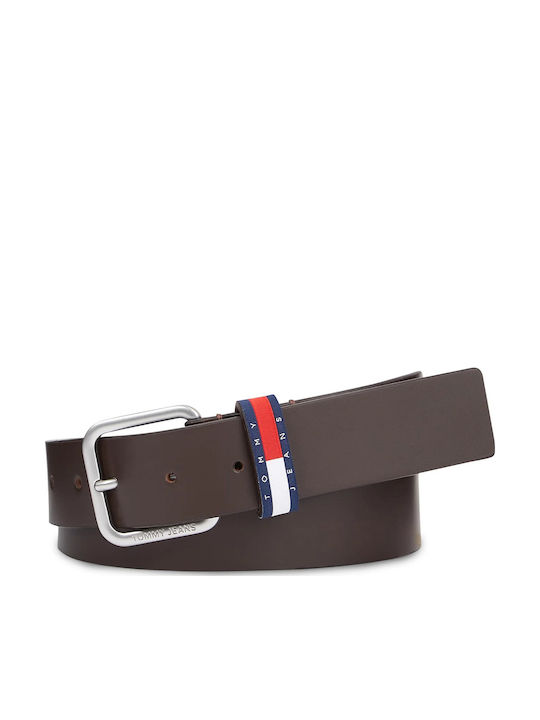 Tommy Hilfiger Ryan Herren Gürtel Leder Braun