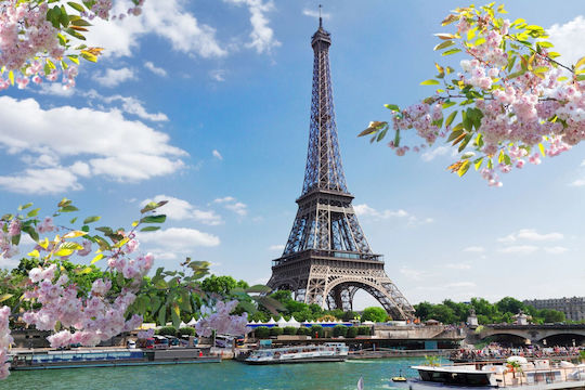 Frescă Modernă de Perete pentru Living Dormitor Turnul Eiffel 260x390