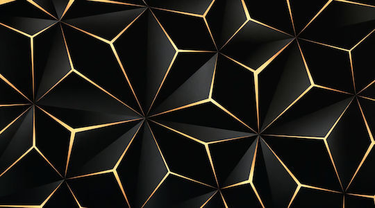 3D Modern Wall Mural Wallpaper Living Room Wallcovering Gold 240x360