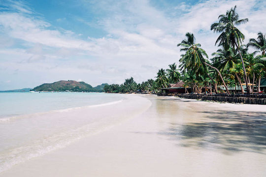 Dekoratives Wandbild Wohnzimmer Tropische Insel Strand 148x220
