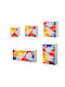 Autocolant abstract pentru sertar 06, sertar triplu
