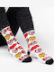 Closet22 Damen Gemusterte Socken Black 1Pack
