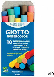 Giotto Multicolor Chalks X10