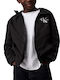 Αδιάβροχο Παιδικό Casual Μπουφάν με Κουκούλα Ck Black Essential