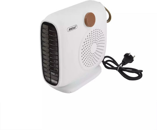 Andowl Вентилаторен нагревател Стая За под Бял 3000W