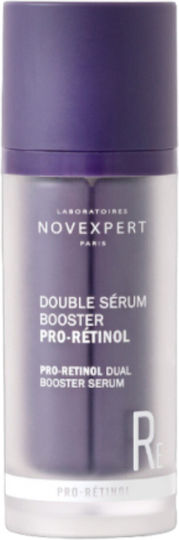Novexpert Pro-retinol Dual Booster Ενυδατικό & Αντιγηραντικό Serum Booster Προσώπου με Bakuchiol & Ρετινόλη για Λάμψη 30ml