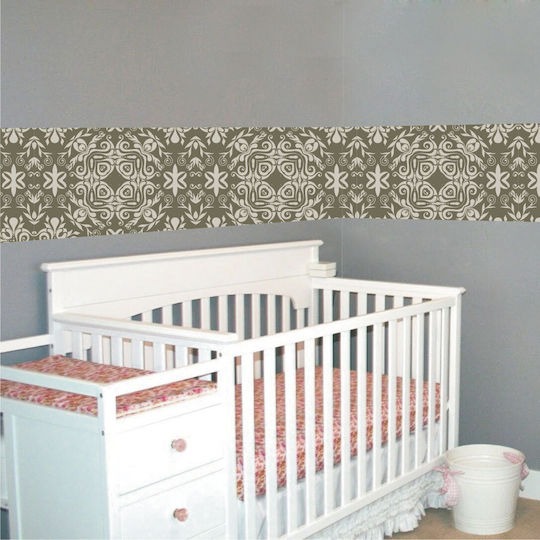 Vintage Pattern Adhesive Border 3 145cm X 25cm