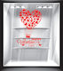 Valentinstag Aufkleber Frohen Valentinstag 4 12...
