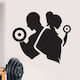 Autocolant de perete pentru fitness 50cm X 50cm