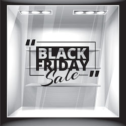 Black Friday Sale Discount Sticker 3 60cm X 38cm