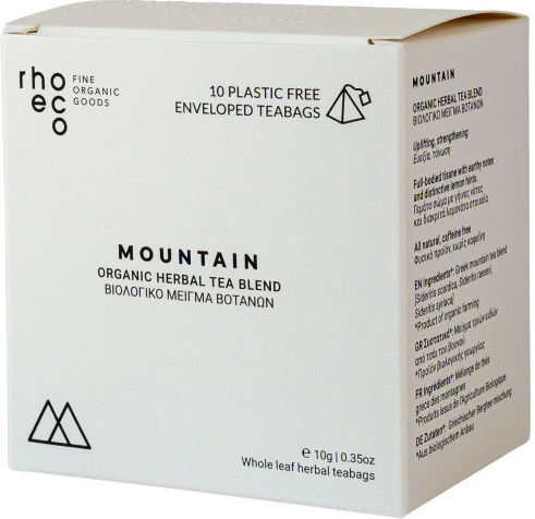 Rhoeco Mountain Μείγμα Βοτάνων Βιολογικό Προϊόν 10 Φακελάκια