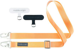 Mobiler Ursprung Lanyard Band 25mm Pfirsichflaum 84-165cm Lyt-uni-pcfz