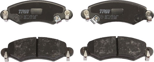 Front Disc Brake Pad Set Trw Automotive Opel Agila Suzuki Ignis Ii Wagon R 44.5mm 130.9mm 16.0mm Wear Sensor Yes