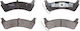 Set Plăcuțe De Frână Spate Trw Automotive Ford Usa Windstar Jeep Cherokee Mazda Navajo 2.5 3.8 4.0 09.91-08.04 45.2x140.3x14.6 Mm