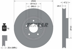 Textar Brake Disc Textar Brake Disc
