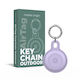 Mobile Origin Keychain Case Silicone for AirTag in Purple color