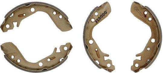 Ferodo Brake Shoe Set Honda Jazz Ii 1.2 1.3 1.4 03.02-10.08 Inner Diameter 180mm Width 32mm Rear E1 90r 011147/041