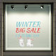 Winter Sales Sticker Discounts 34 50cm X 50cm