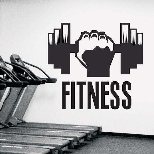 Αυτοκόλλητο Τοίχου Fitness 4 50cm X 50cm